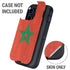 Morocco Flag Distressed Otterbox Defender iPhone Skin